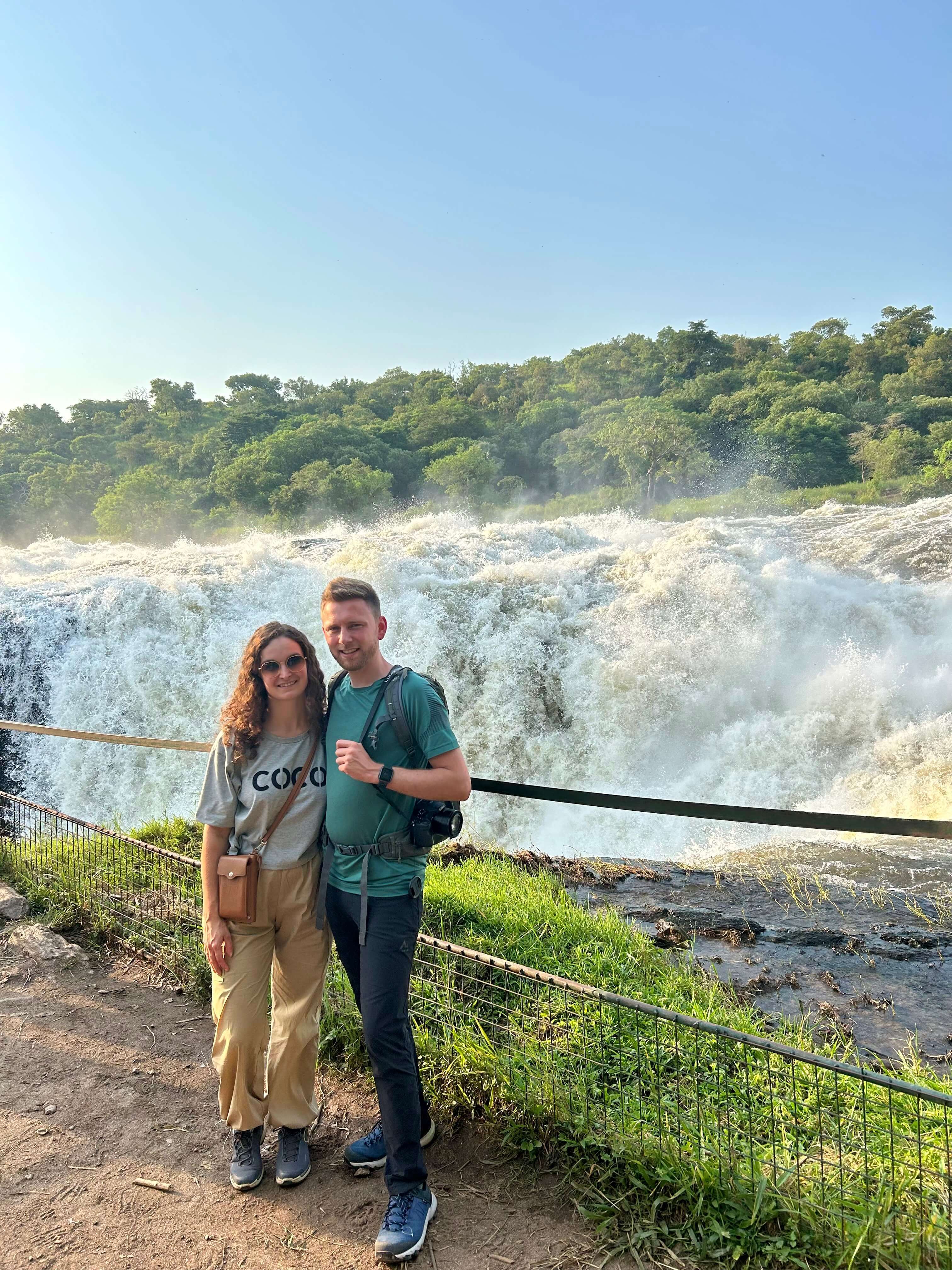 waterval in Oeganda